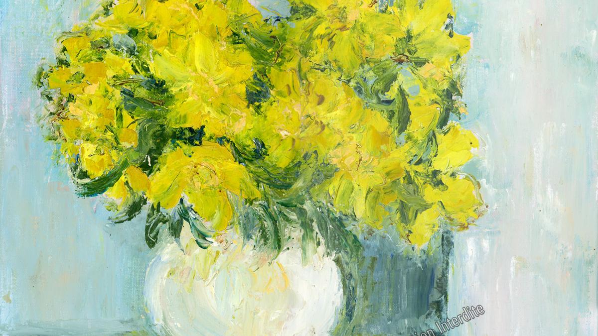 Bouquet de fleurs jaunes (1993)