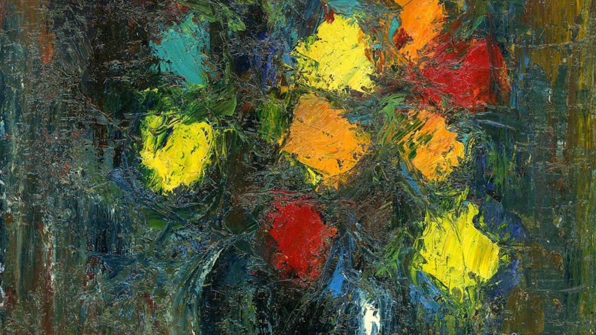 Bouquet au fond noir (1995) 8F