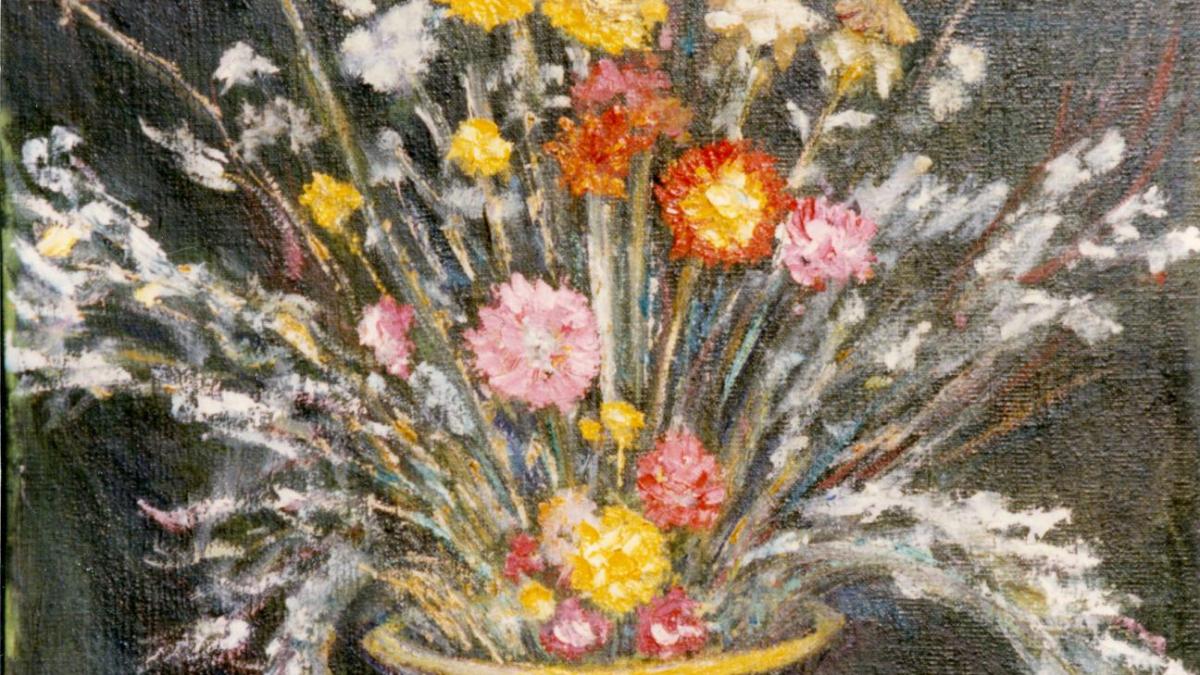 Bouquet de fleurs sèches