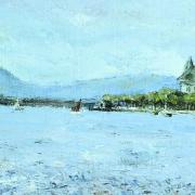 Le lac à Menthon-Saint-Bernard